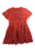 A Red Short Sleeve Dresses from Bora Aksu in size 5T for girl. (Back View)
