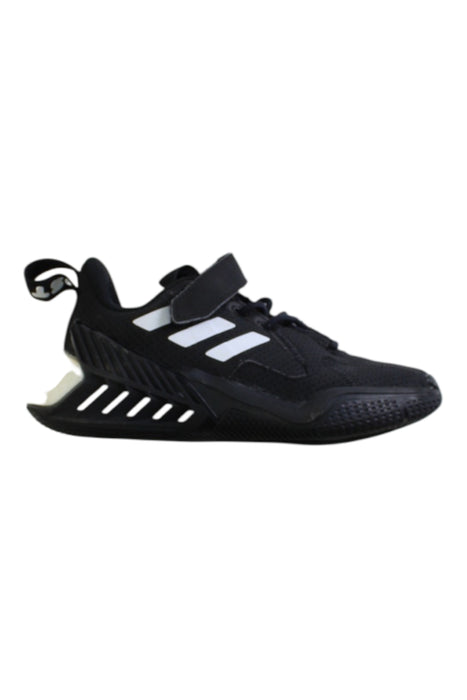 A Black Sneakers from Adidas in size 5T for boy. (Front View)