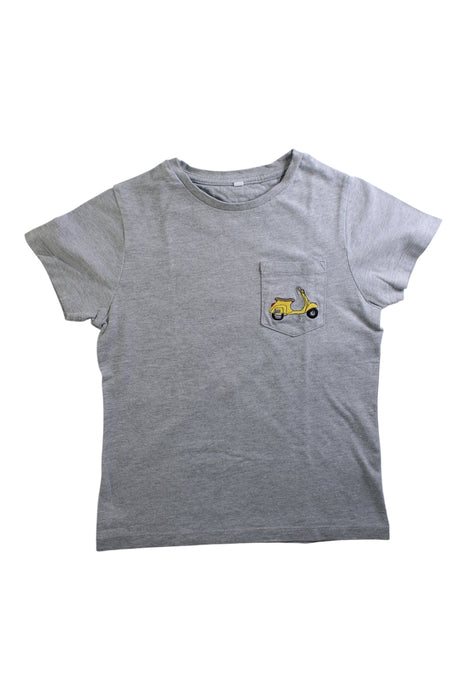 A Grey Short Sleeve T Shirts from Excuse My French in size 6T for boy. (Front View)