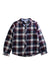 A Burgundy Long Sleeve Shirts from Petit Bateau in size 8Y for boy. (Front View)