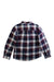 A Burgundy Long Sleeve Shirts from Petit Bateau in size 8Y for boy. (Back View)