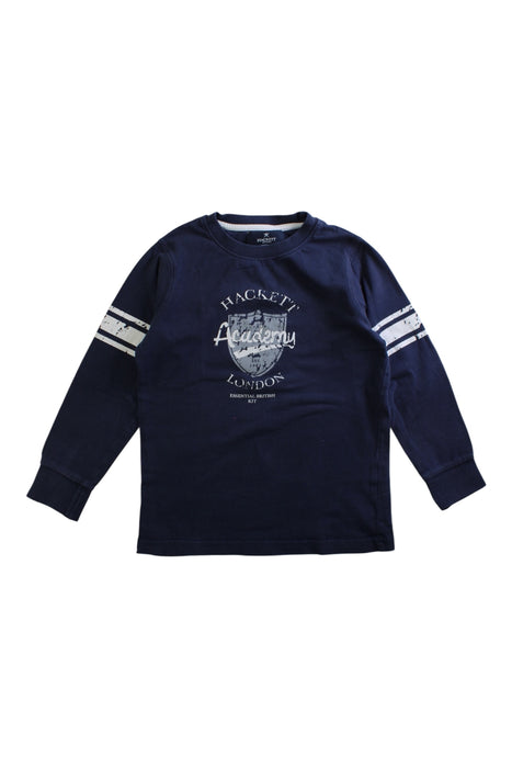 A Navy Long Sleeve T Shirts from Hackett in size 3T for boy. (Front View)
