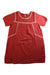 A Red Short Sleeve Dresses from Cyrillus in size 12Y for girl. (Front View)