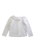 A White Long Sleeve Tops from Chickeeduck in size 18-24M for girl. (Front View)