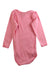 A Pink Long Sleeve Bodysuits from Petit Bateau in size 2T for girl. (Back View)