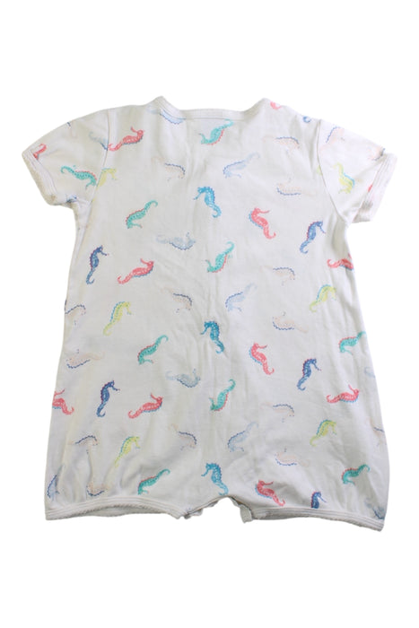 A Multicolour Short Sleeve Rompers from Petit Bateau in size 2T for girl. (Back View)