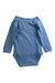 A Blue Long Sleeve Bodysuits from Petit Bateau in size 6-12M for boy. (Back View)
