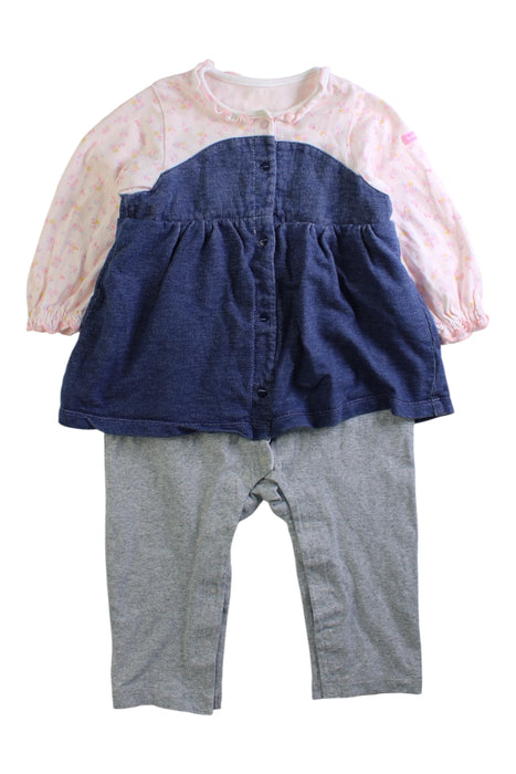 A Multicolour Pants Sets from Hot Biscuits Mikihouse in size 2T for girl. (Front View)