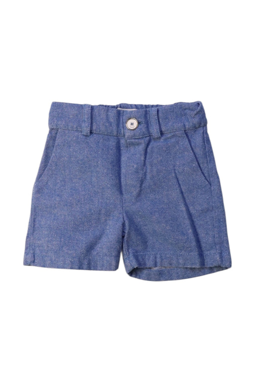 A Blue Shorts from Nanan in size 3-6M for neutral. (Front View)