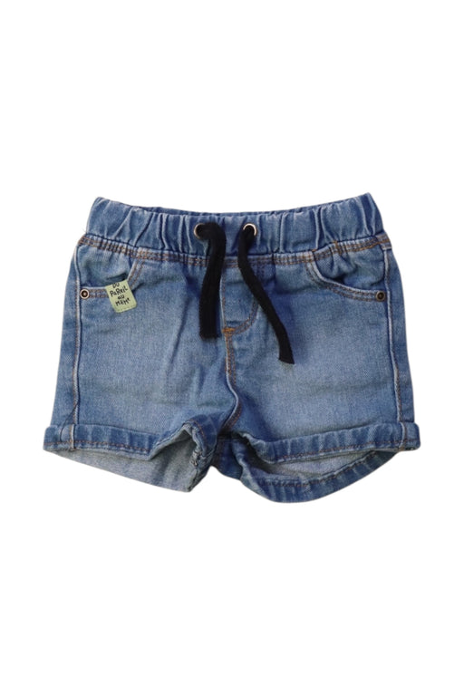 A Blue Shorts from DPAM in size 3-6M for neutral. (Front View)