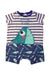 A Multicolour Short Sleeve Rompers from DPAM in size 3-6M for neutral. (Front View)