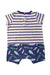 A Multicolour Short Sleeve Rompers from DPAM in size 3-6M for neutral. (Back View)