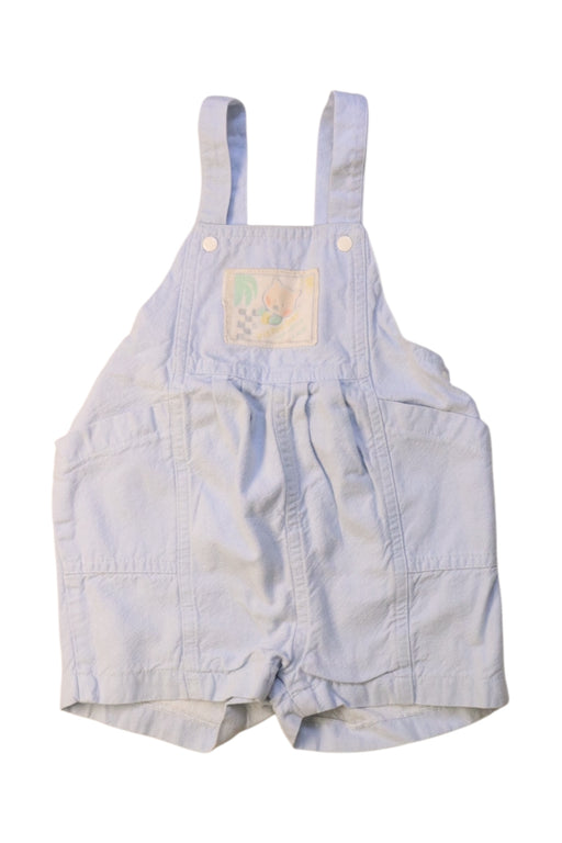 A Blue Overall Shorts from Chicco in size 12-18M for neutral. (Front View)