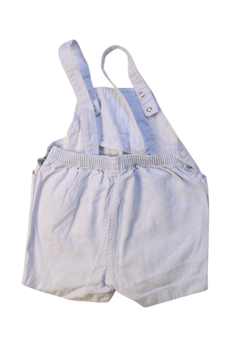 A Blue Overall Shorts from Chicco in size 12-18M for neutral. (Back View)