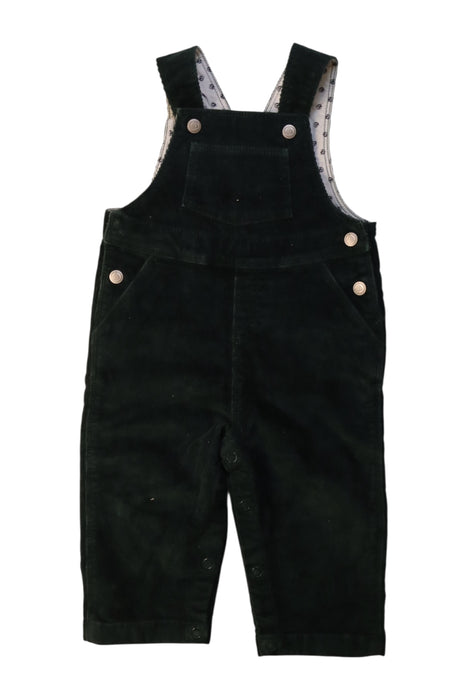 A Black Long Overalls from Petit Bateau in size 3-6M for boy. (Front View)