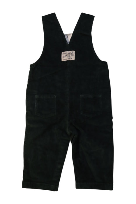 A Black Long Overalls from Petit Bateau in size 3-6M for boy. (Back View)