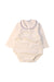 A White Long Sleeve Bodysuits from Chicco in size 0-3M for neutral. (Front View)