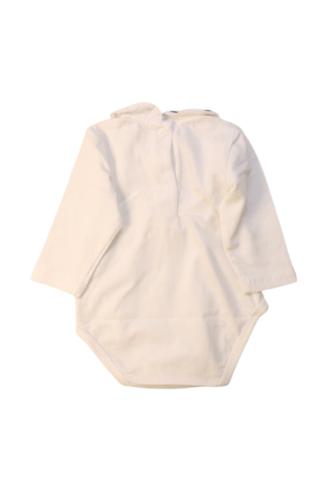 A White Long Sleeve Bodysuits from Chicco in size 0-3M for neutral. (Back View)
