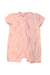 A Pink Short Sleeve Rompers from Seed in size 3-6M for neutral. (Front View)