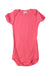 A Pink Short Sleeve Bodysuits from Petit Bateau in size 3-6M for girl. (Front View)