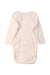 A White Long Sleeve Bodysuits from Petit Bateau in size 3-6M for girl. (Back View)