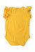 A Yellow Short Sleeve Bodysuits from Seed in size 3-6M for girl. (Back View)