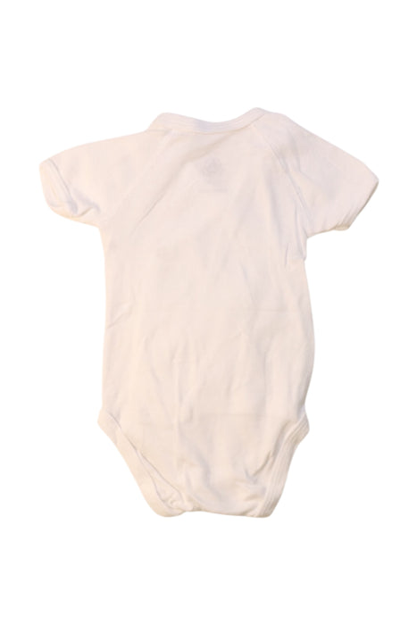 A White Short Sleeve Bodysuits from Seed in size 0-3M for neutral. (Back View)