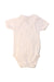 A White Short Sleeve Bodysuits from Seed in size 0-3M for neutral. (Back View)