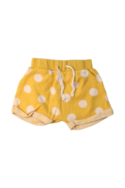 A Yellow Shorts from Seed in size 6-12M for girl. (Front View)