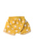 A Yellow Shorts from Seed in size 6-12M for girl. (Back View)