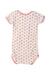 A White Short Sleeve Bodysuits from Petit Bateau in size 0-3M for girl. (Back View)