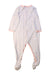 A White Onesies from Petit Bateau in size 12-18M for girl. (Back View)