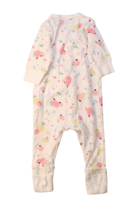 A Multicolour Onesies from Petit Bateau in size 0-3M for girl. (Back View)