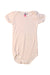 A Ivory Short Sleeve Bodysuits from Petit Bateau in size 3-6M for girl. (Front View)