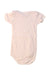 A Ivory Short Sleeve Bodysuits from Petit Bateau in size 3-6M for girl. (Back View)