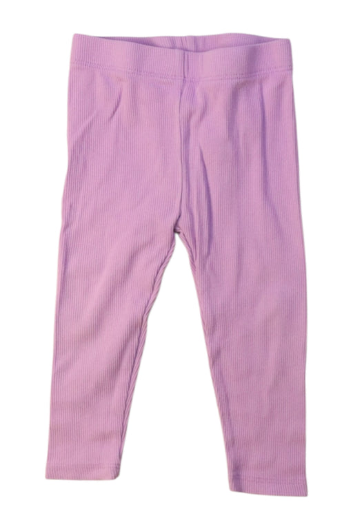 A Pink Leggings from Seed in size 6-12M for girl. (Front View)