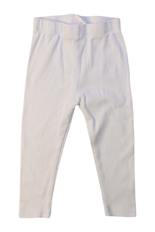 A White Leggings from Seed in size 6-12M for neutral. (Front View)