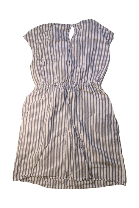 A Blue Short Sleeve Dresses from Seraphine in size Maternity-XL for maternity. (Back View)