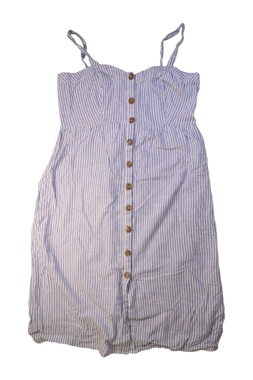 A Blue Sleeveless Dresses from Seraphine in size Maternity-XL for maternity. (Front View)