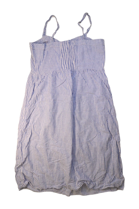 A Blue Sleeveless Dresses from Seraphine in size Maternity-XL for maternity. (Back View)