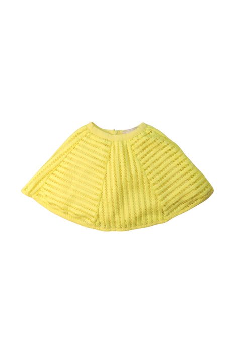 A Yellow Mid Skirts from Gingersnaps in size 4T for girl. (Front View)