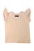 A Beige Short Sleeve Tops from Dear Sophie in size 2T for girl. (Back View)