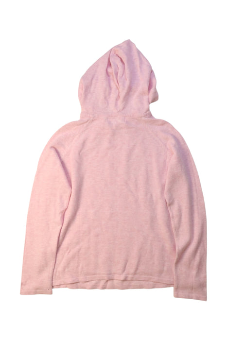 A Pink Hooded Sweatshirts from Excuse My French in size 6T for girl. (Back View)