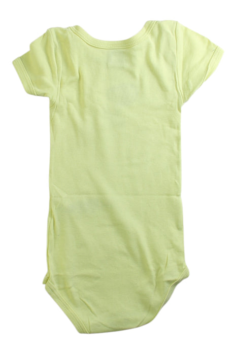 A Yellow Short Sleeve Bodysuits from Petit Bateau in size 12-18M for boy. (Back View)