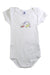 A White Short Sleeve Bodysuits from Petit Bateau in size 12-18M for boy. (Front View)