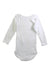 A White Long Sleeve Bodysuits from Petit Bateau in size 12-18M for neutral. (Back View)