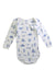 A White Long Sleeve Bodysuits from Petit Bateau in size 2T for boy. (Front View)