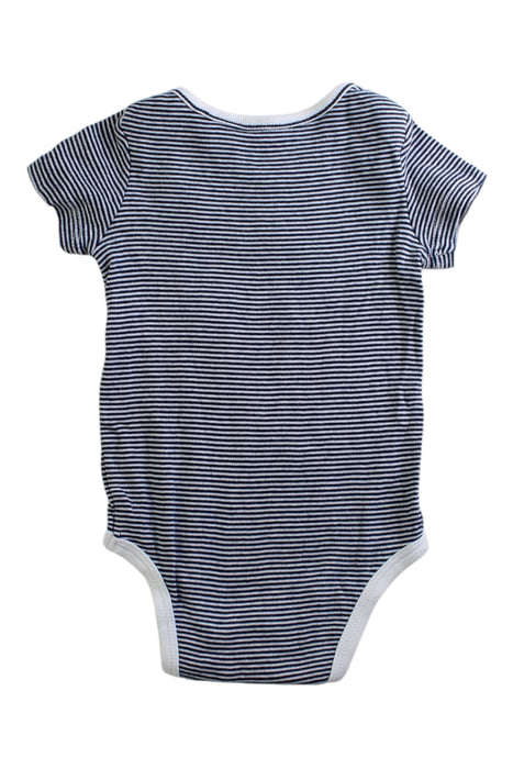 A Blue Short Sleeve Bodysuits from Ralph Lauren in size 3-6M for neutral. (Back View)