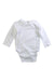A White Long Sleeve Bodysuits from Jacadi in size 3-6M for boy. (Back View)