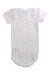 A White Short Sleeve Bodysuits from Petit Bateau in size 6-12M for girl. (Back View)
